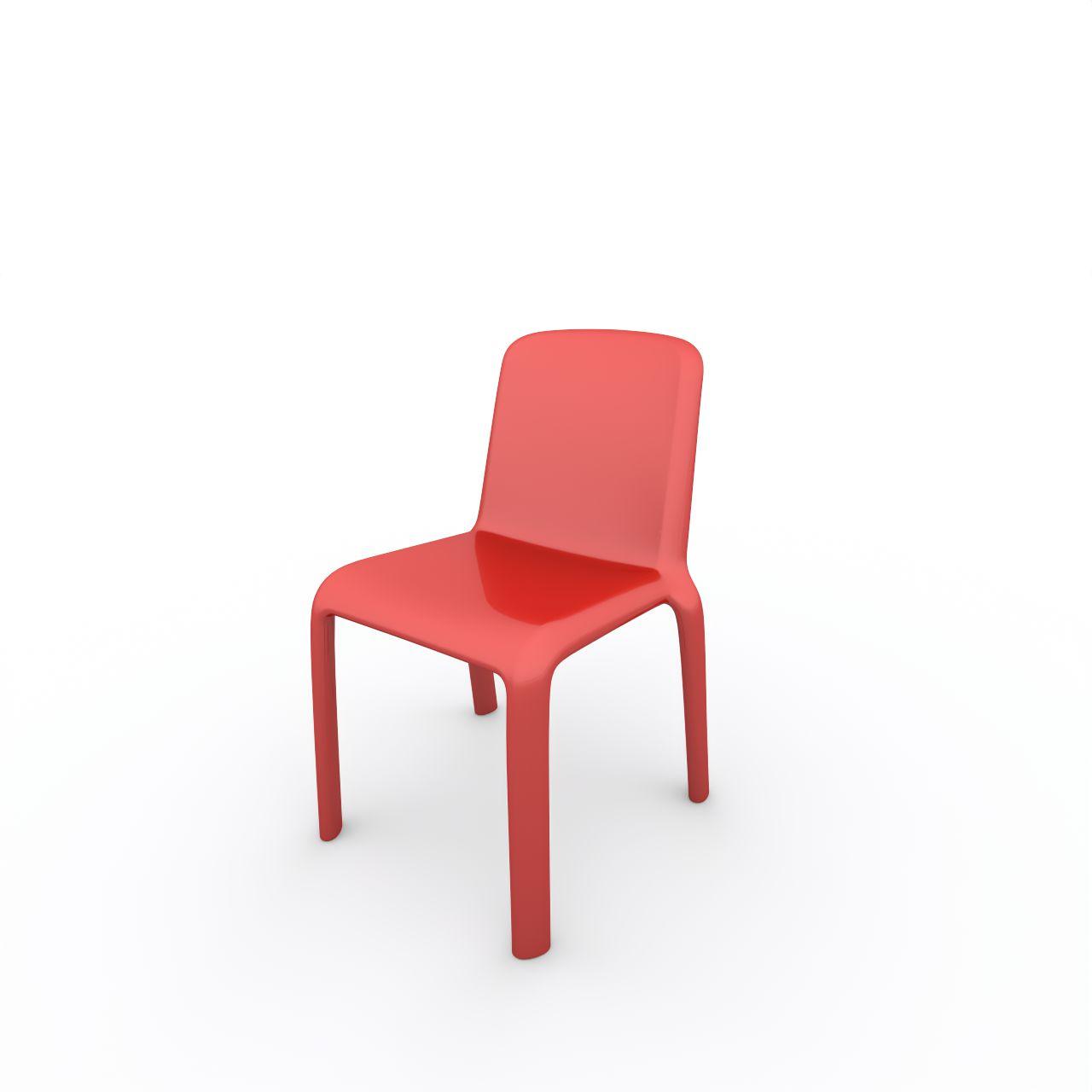 Kinderstuhl SNOW aus Kunststoff, stapelbar Breite: 420 mm Tiefe:450 mm Höhe: 625 mm Sitzhöhe: 350 mm Oberfläche: rot (RO)