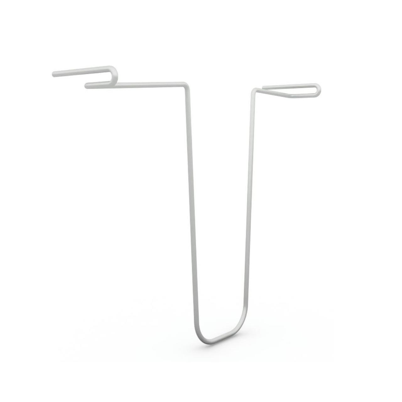 Hängebuchstütze Höhe 280 mm, verchromt, 5 Stk Hängebuchstütze ø 5 mm, passend für Metallfachböden in Tiefe250 mm Verpackungseinheit: 5 Stück Höhe:280 mm Oberfläche: Verchromt