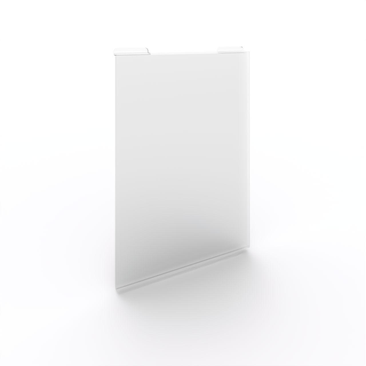 Acryldisplay Plakathalter DIN A4; zum Einhängen in Präsentationsschiene  Breite: 216 mm Höhe: 320 mm  Kunststoff, glasklar