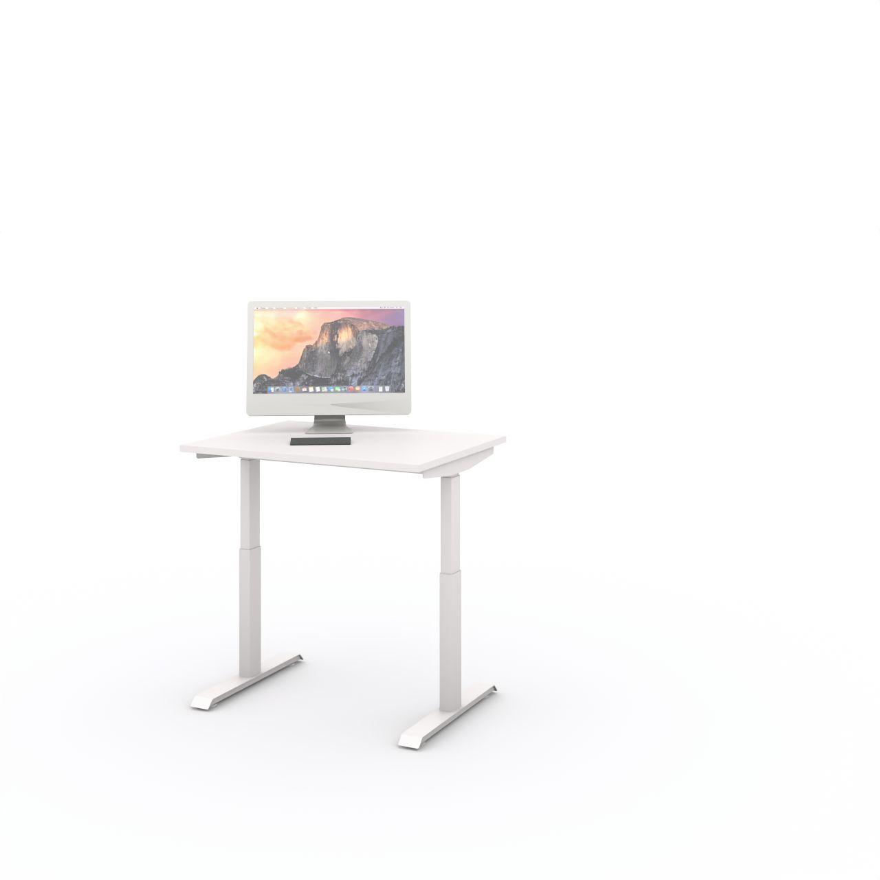 Stand UP ECO, höhenverstellbarer Tisch Stand UP ECO, höhenverstellbarer Tisch Tragkraft 80 Kg dynamisch Breite:1000 mm Tiefe:750 mm Höhe: 700 - 1180 mm Oberfläche: Gestell: Weiß Tischplatte: Standardweiß