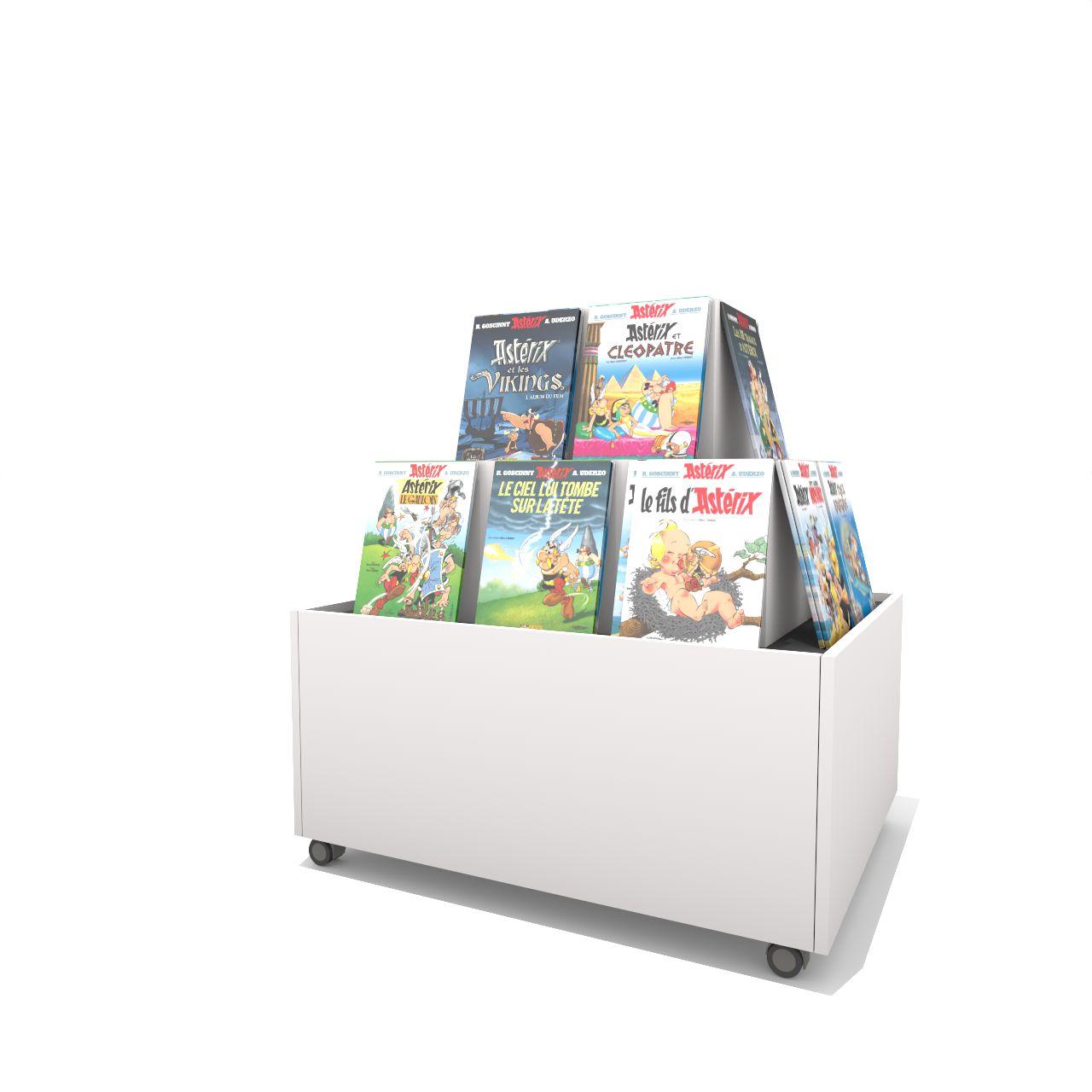 Präsentationspyramide Cascade, fahrbar Präsentationsmöbel Cascade, fahrbar auf 3 Ebenen mit 20 mm Aufkantung unt rutschfester Auflagefläche Ebene 1: L 1000 x T 800 x H 500 mm Ebene 2: L 742 x T 542 x H 300 mm Ebene 3: L 484 x T 284 x H 300 mm Gesamtmaße: Länge:1000 mm Tiefe: 800 mm Höhe: 10