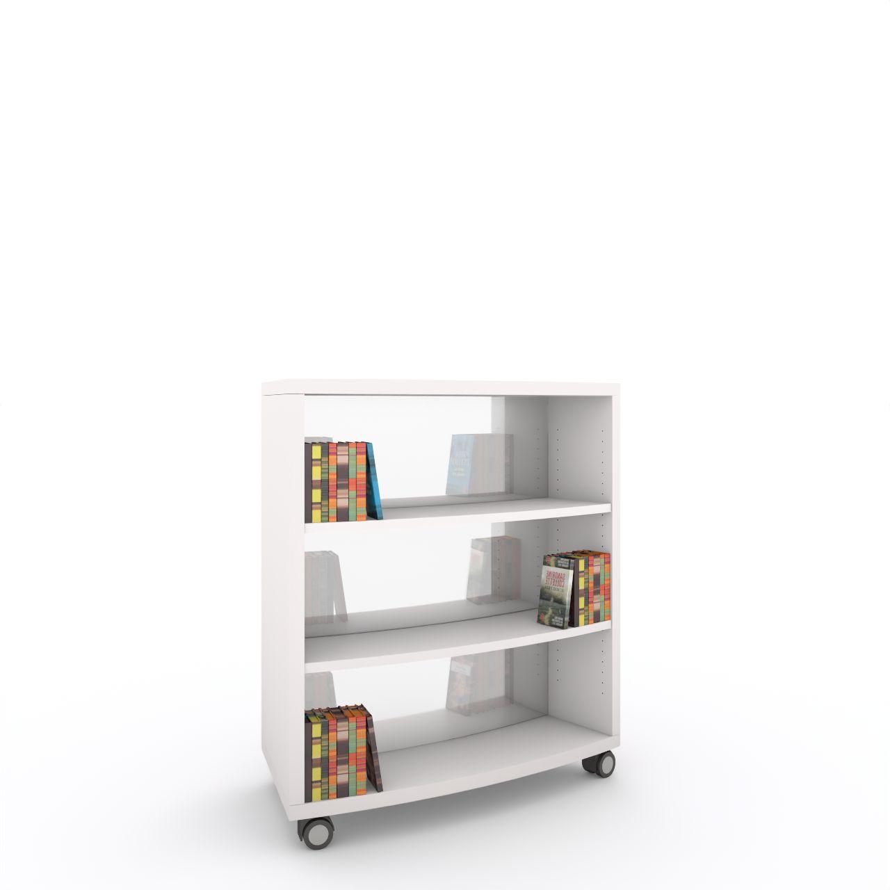 Nova RUND mobile 1 Sektion Nova RUND mobile, 1 Sektion, Korpus fest verleimt incl. 2 Fachböden je Seite Breite:1062 mm Tiefe:530 mm Höhe:1201 mm Oberflächen: Außenseiten:Standardweiß Fachböden:Standardweiß Fachbodenvorderkante: Standardweiß Bodenplatte:Standardweiß Kanten Bodenp