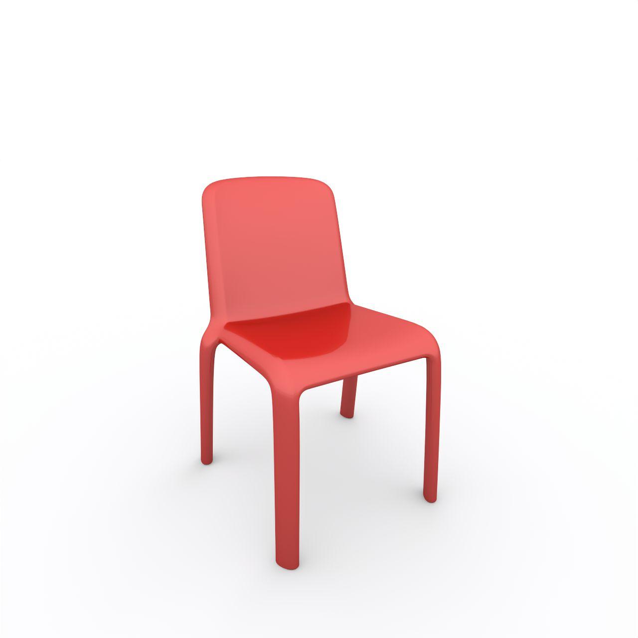 Kinderstuhl SNOW aus Kunststoff, stapelbar Breite: 420 mm Tiefe:450 mm Höhe: 625 mm Sitzhöhe: 350 mm Oberfläche: rot (RO)