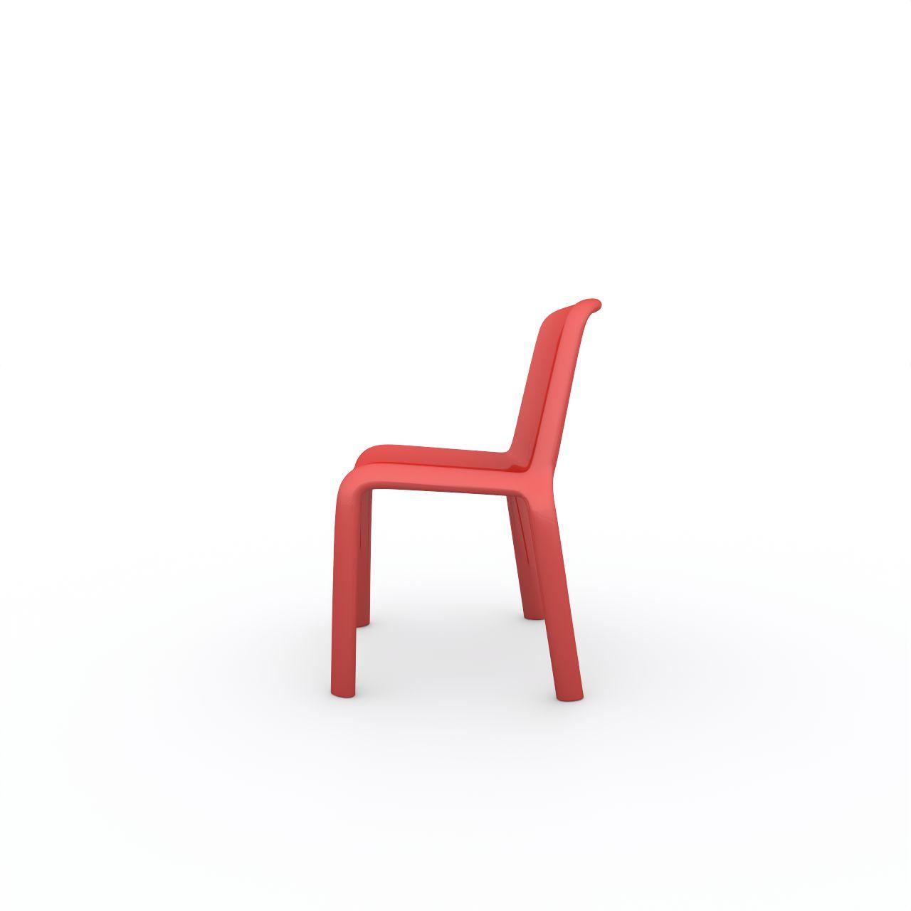 Kinderstuhl SNOW aus Kunststoff, stapelbar Breite: 420 mm Tiefe:450 mm Höhe: 625 mm Sitzhöhe: 350 mm Oberfläche: rot (RO)