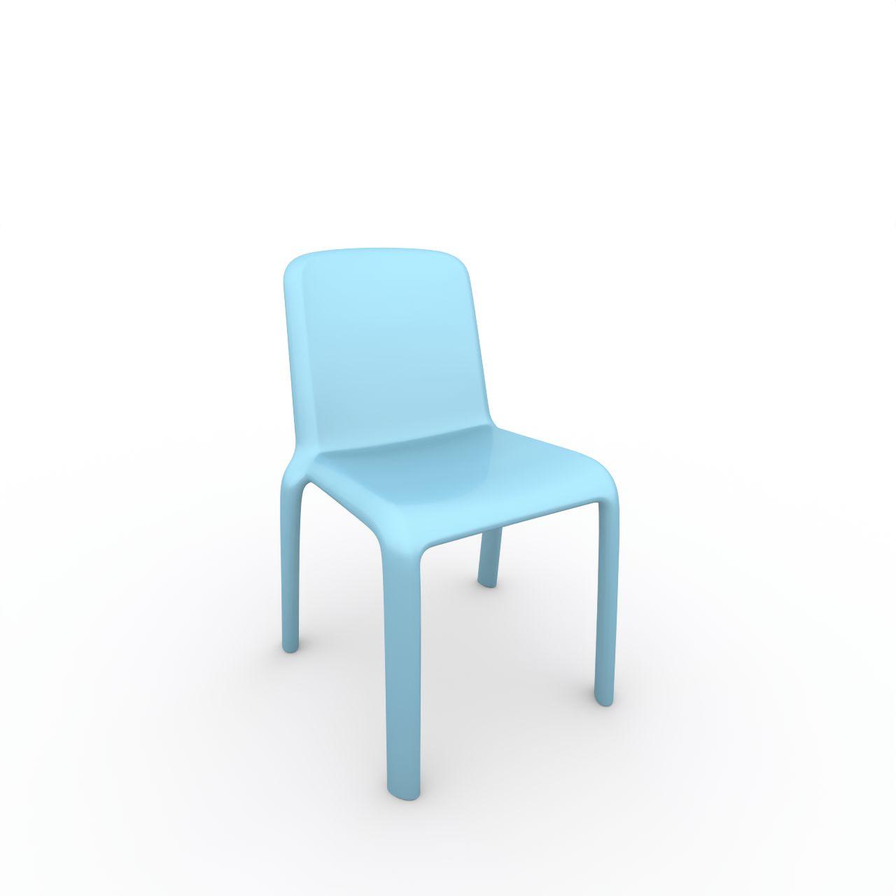 Kinderstuhl SNOW, Pedrali Kinderstuhl SNOW aus Kunststoff, stapelbar Breite: 420 mm Tiefe:450 mm Höhe: 625 mm Sitzhöhe: 350 mm Oberfläche: hellblau (AZ)